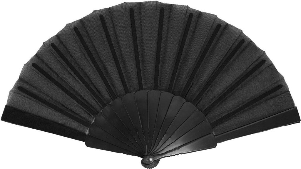 Oblique Unique Handfächer Damen Fächer Wandfächer Fasching Produktbild 