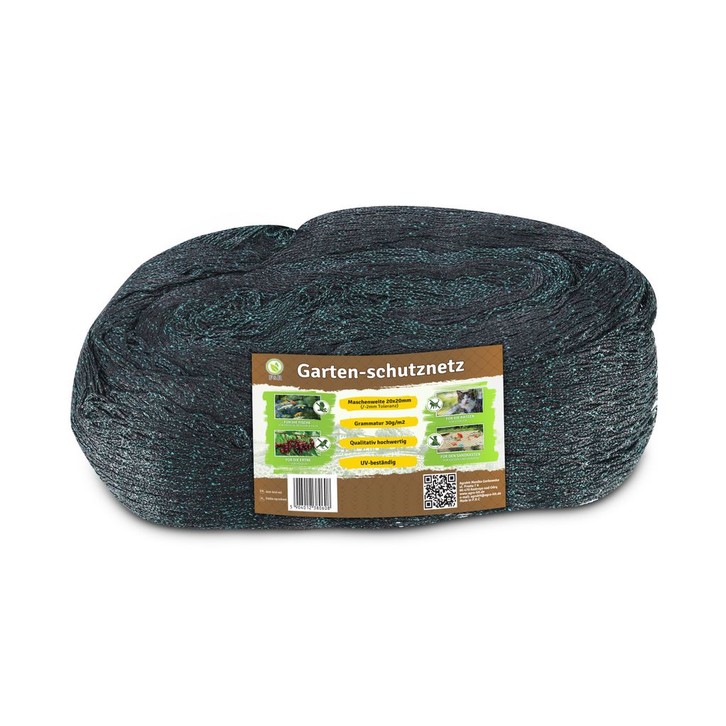 Gartenschutznetz 6x10m (30g/m2) + Stifte für Obstgarten Produktbild 5