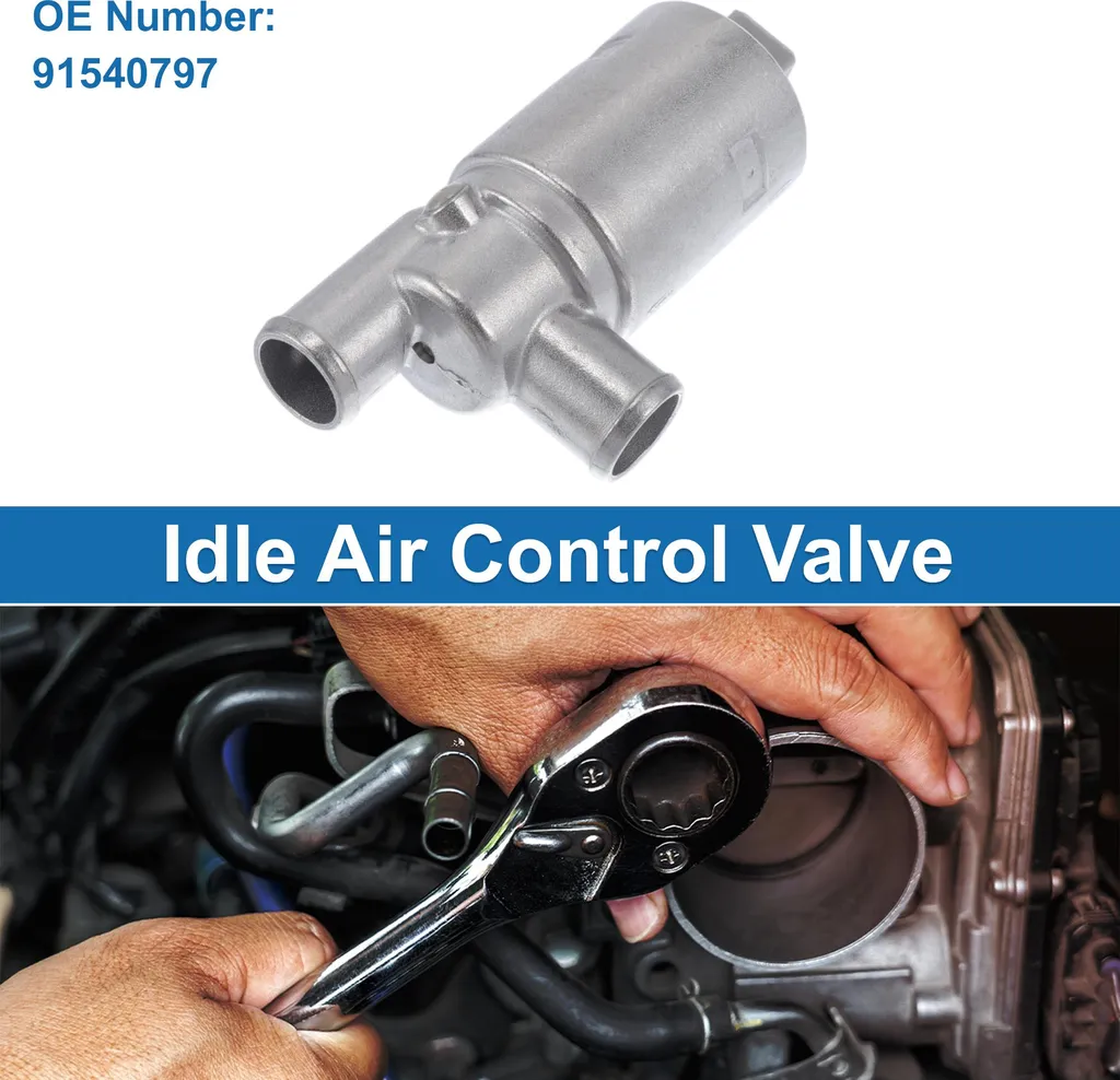 Valve IACV Stable pour Volvo 940, Régulateur d'Air 91540797 Robuste Inox