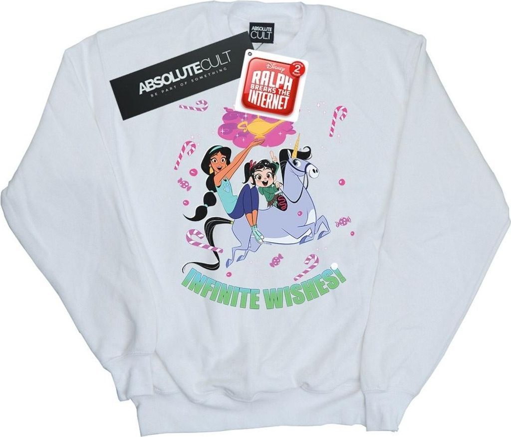 Disney - "Wreck It RalphAnd Vanellope" Sweatshirt für Herren BI50943 (5XL) (Weiß)