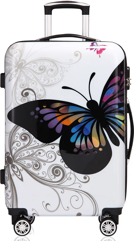 Monzana Trolley Butterfly L: Valigia Rigida 66L con Ruote 360° Offerta