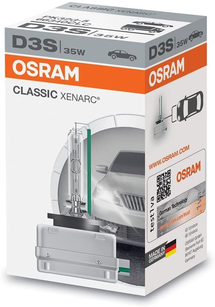 OSRAM XENARC CLASSIC D3S PK32d-5 12 V 35 W (boîte de 1) Image du produit 