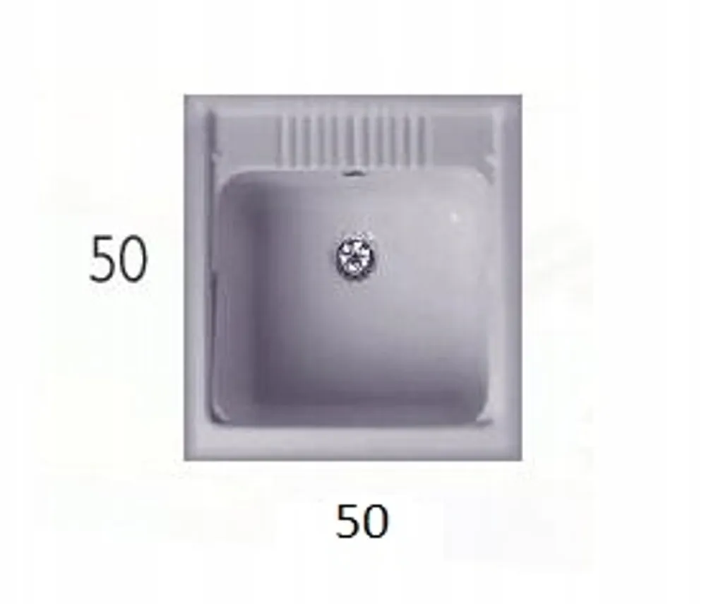 Évier de soins inox 50x50 cm professionnel Sin Cabinet - 3