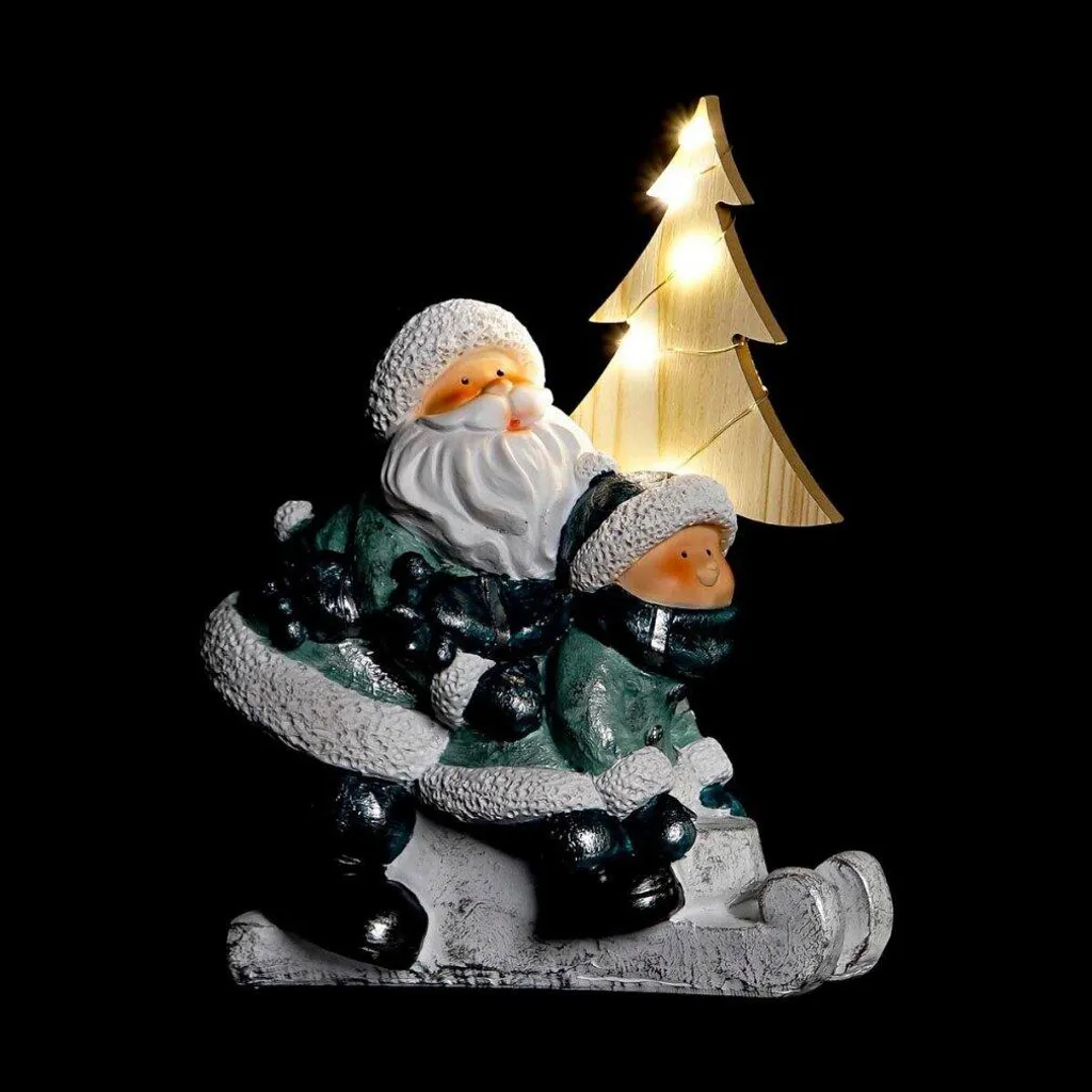 Décoration de Noël résine incassable et élégante 20x22 cm - Pack de 3