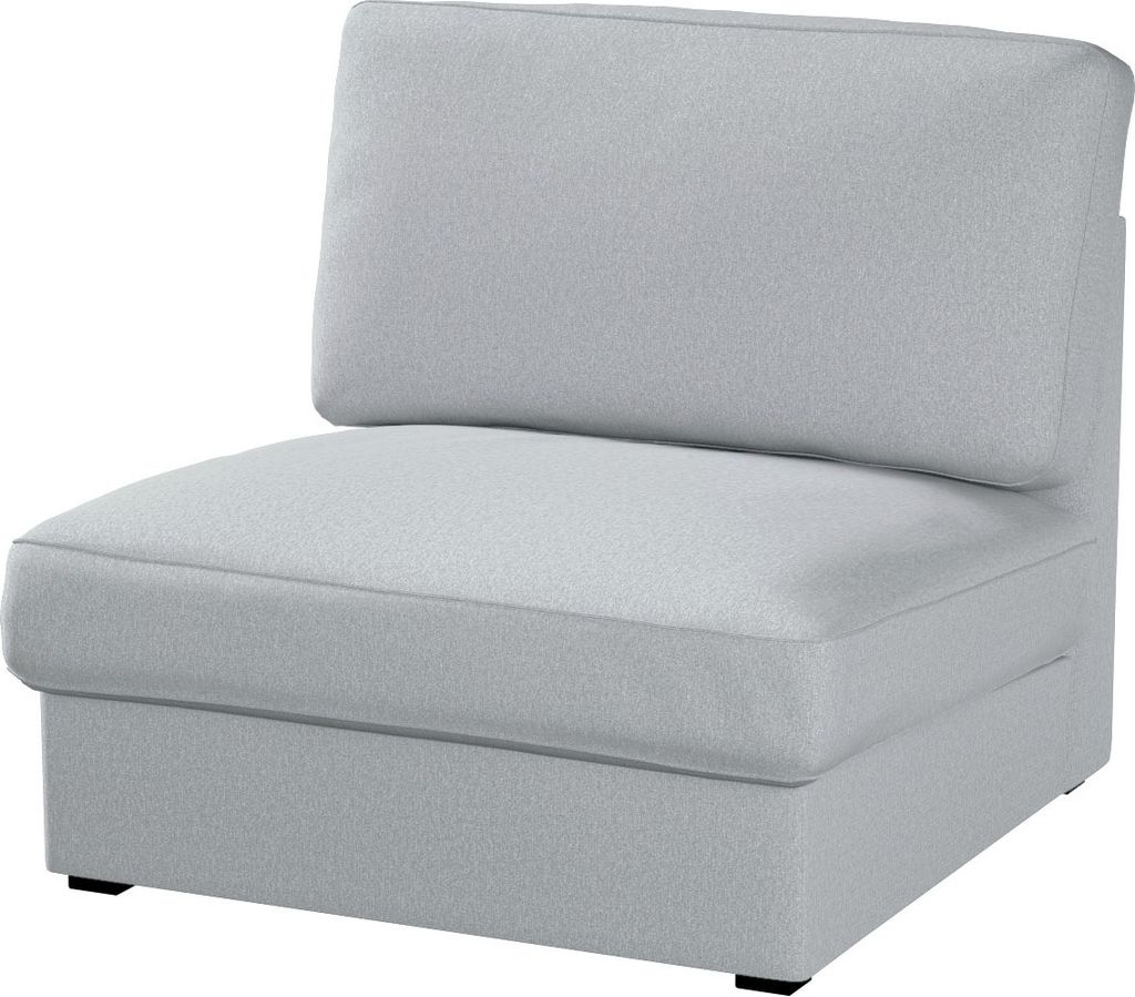 Dekoria Bezug für Kivik Sessel nicht ausklappbar, grau, Bezug für Sessel Kivik