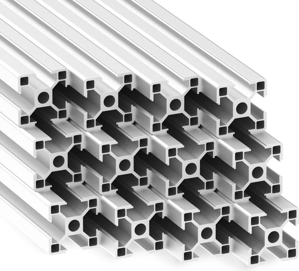 KLAK 30 - Aluprofil 12 Stück 30x30mm 2m System-, Montage-, Produktbild 