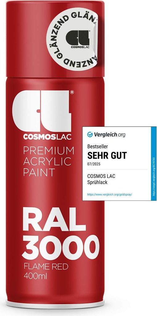 COSMOS LAC Acryllack - Spraydose für DIY, Upcycling, Lackierarbeiten