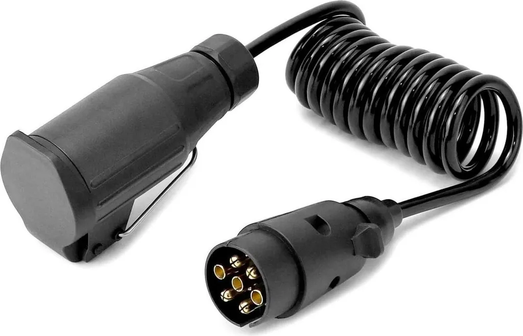 QWORK 2M cavo adattatore rimorchio da 7 a 13 pin 12V caravan trattore barca rimorchio