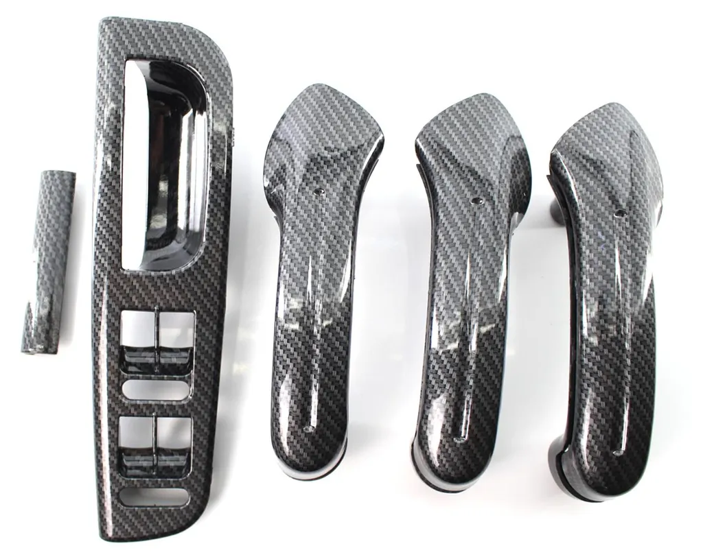 Kit Enjoliveur Tableau de Bord Carbone et Poignées pour VW Golf 4 MK4
