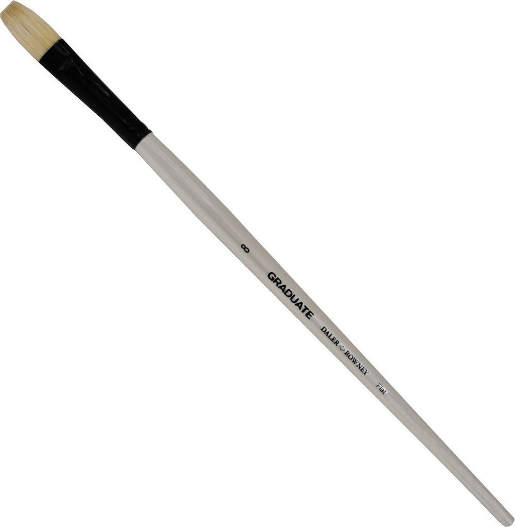 Daler Rowney Graduate Oil Brush Natural Flachpinsel 8