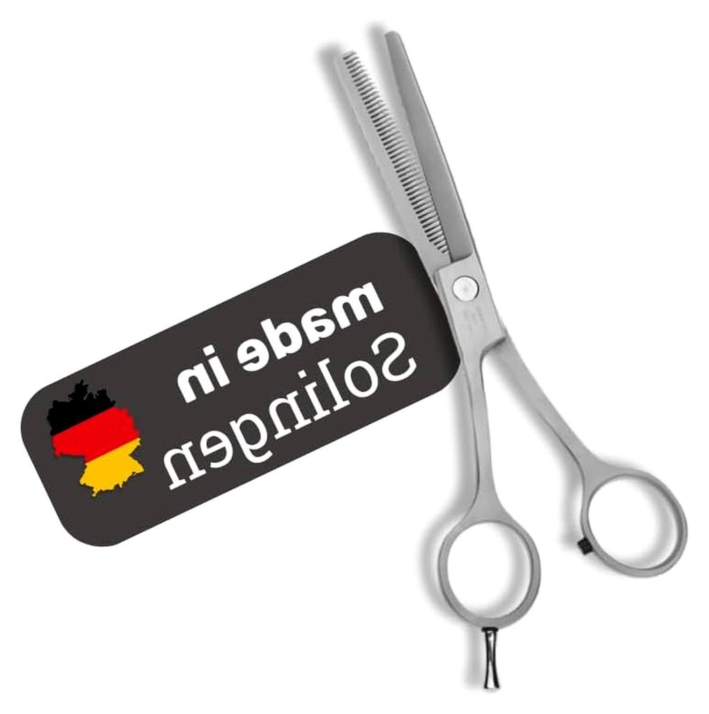 einseitige Modellierschere mit Fingerhaken, 18 cm und 40er Zahnung