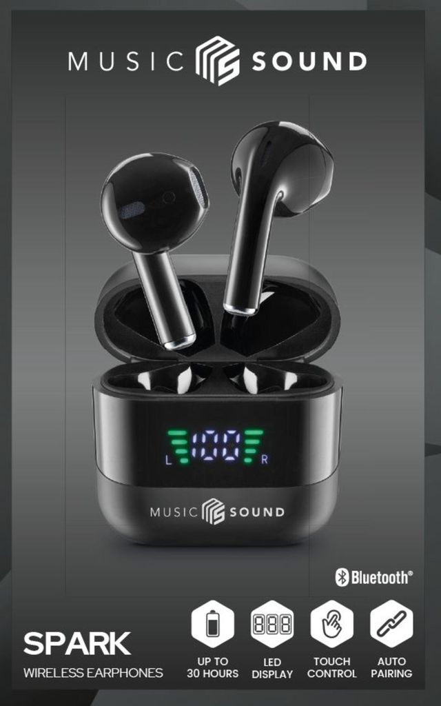Cellularline Music & Sound Bluetooth Earphones Spark Black