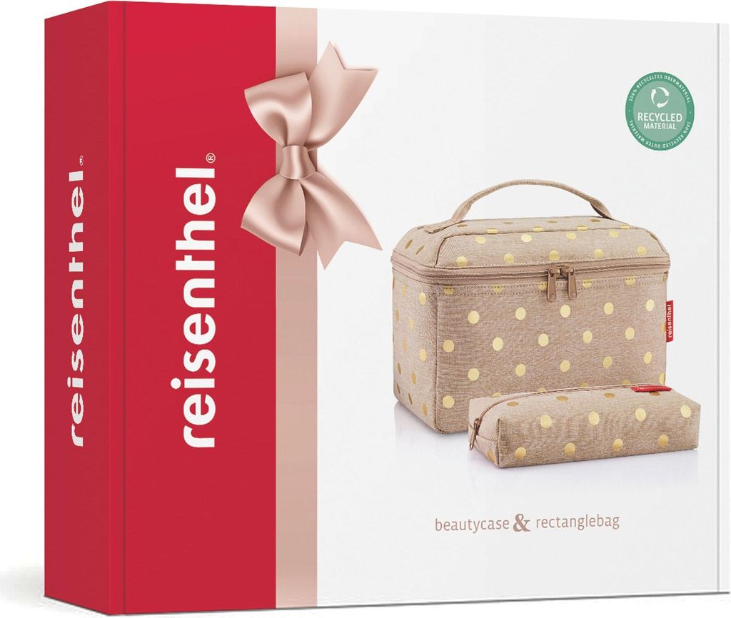 reisenthel beautycase metallic dots coffee Set2 Produktbild 