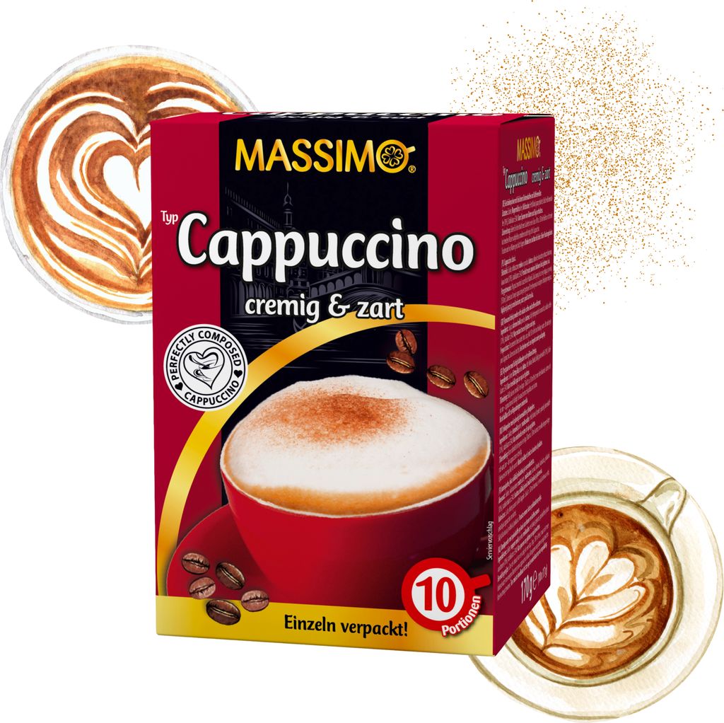 MASSIMO Cappuccino Cremig & Zart 1 x 170g Produktbild 