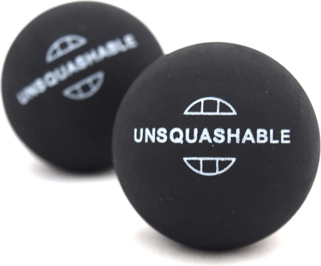 Balles de squash de compétition caoutchouc durable UNSQUASHABLE - 2