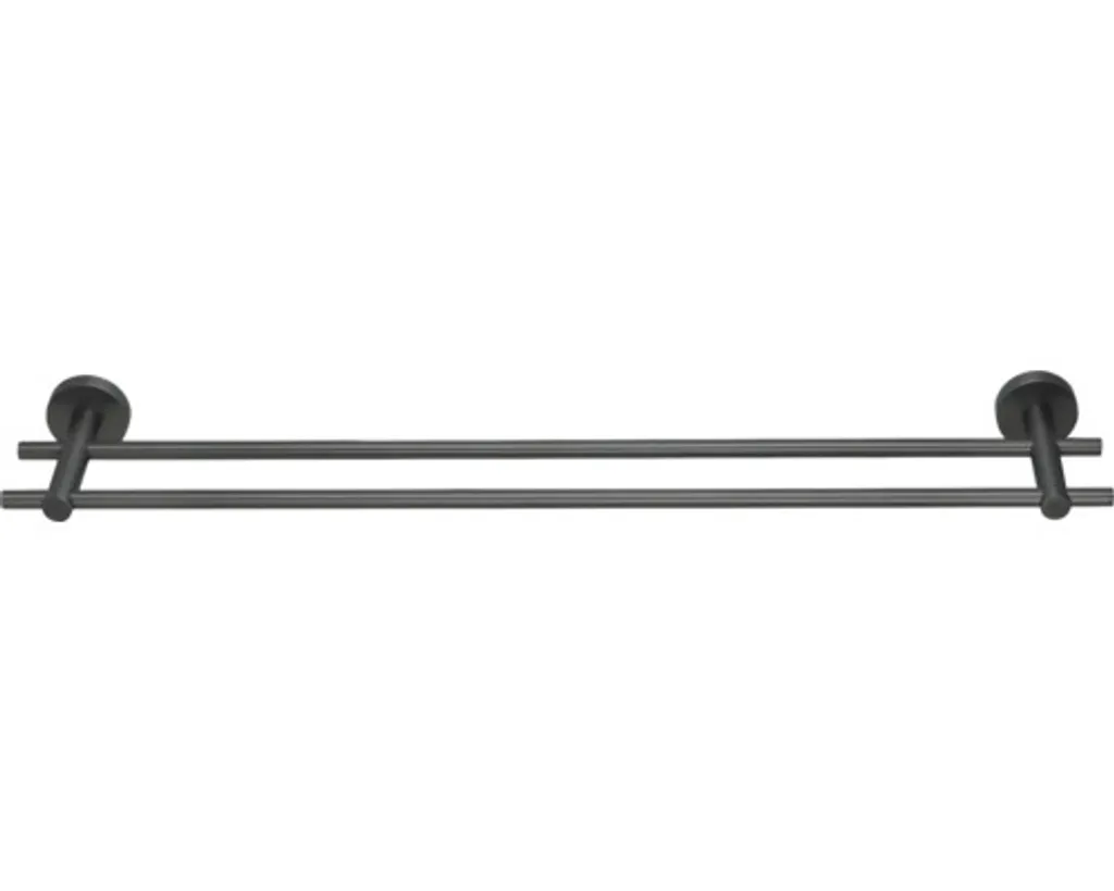 tesa MOON Graphite Portasciugamani Doppio 40595 | Design PVD Senza Fori - 8