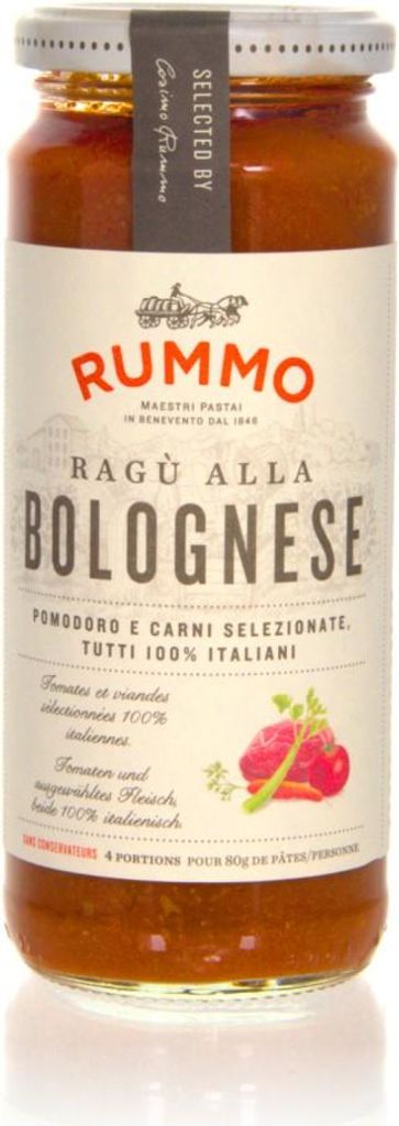 Rummo - feinste italienische Pasta Saucen - 340 g Bolognese Produktbild 