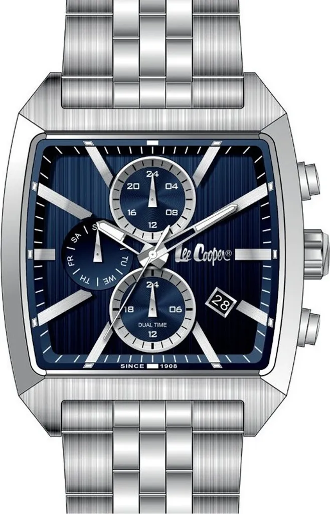 Montre homme étanche Lee Cooper LC08139.390 quartz sans panne de pile