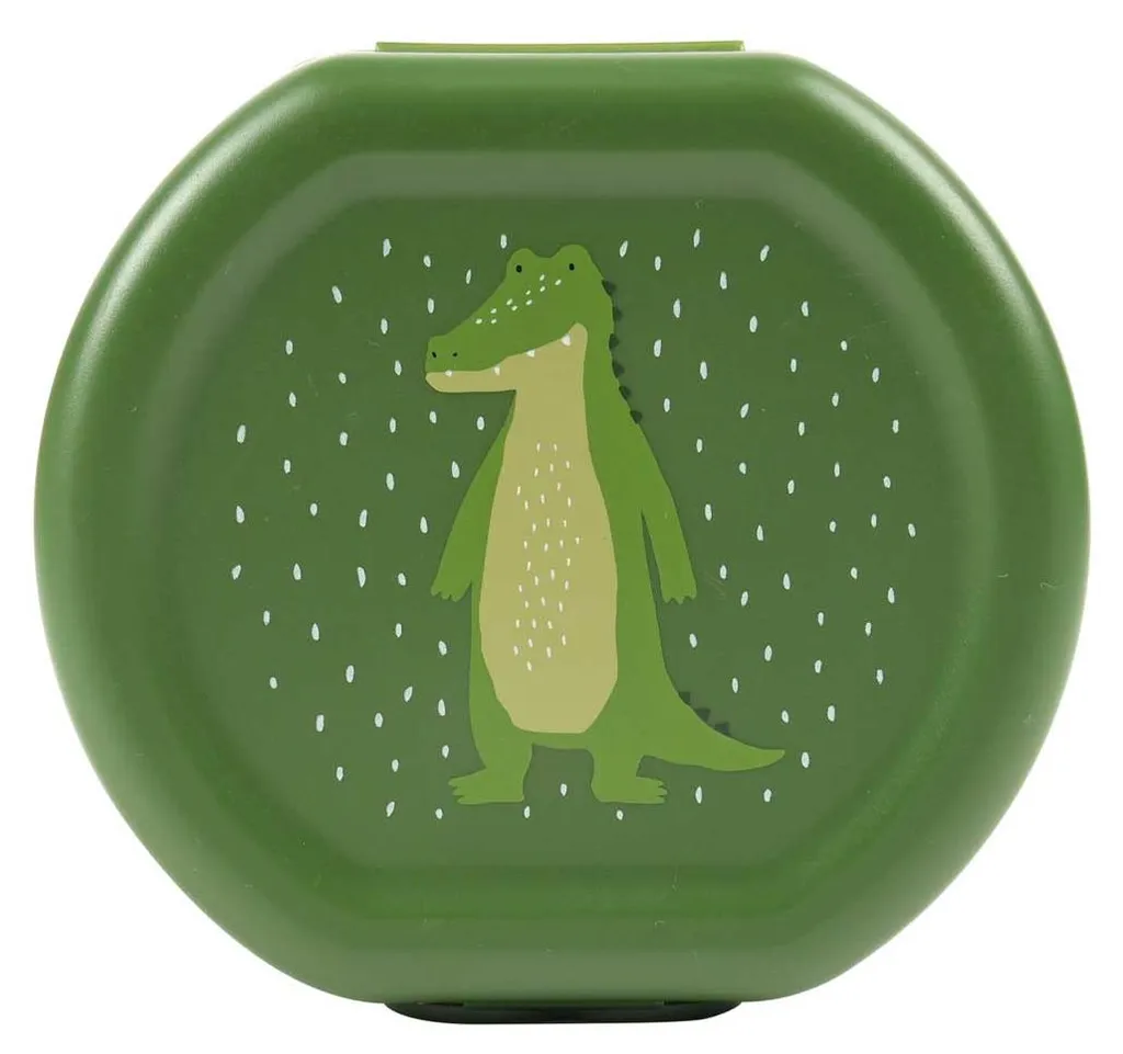 Boîte à friandises Trixie anti-écrasement Mr. Alligator avec clip - 2pcs