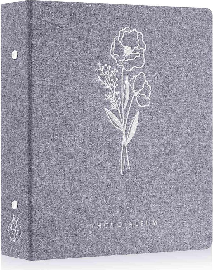 Kleine Fotoalben - 2 Stück - Leinen - 6x4 Zoll