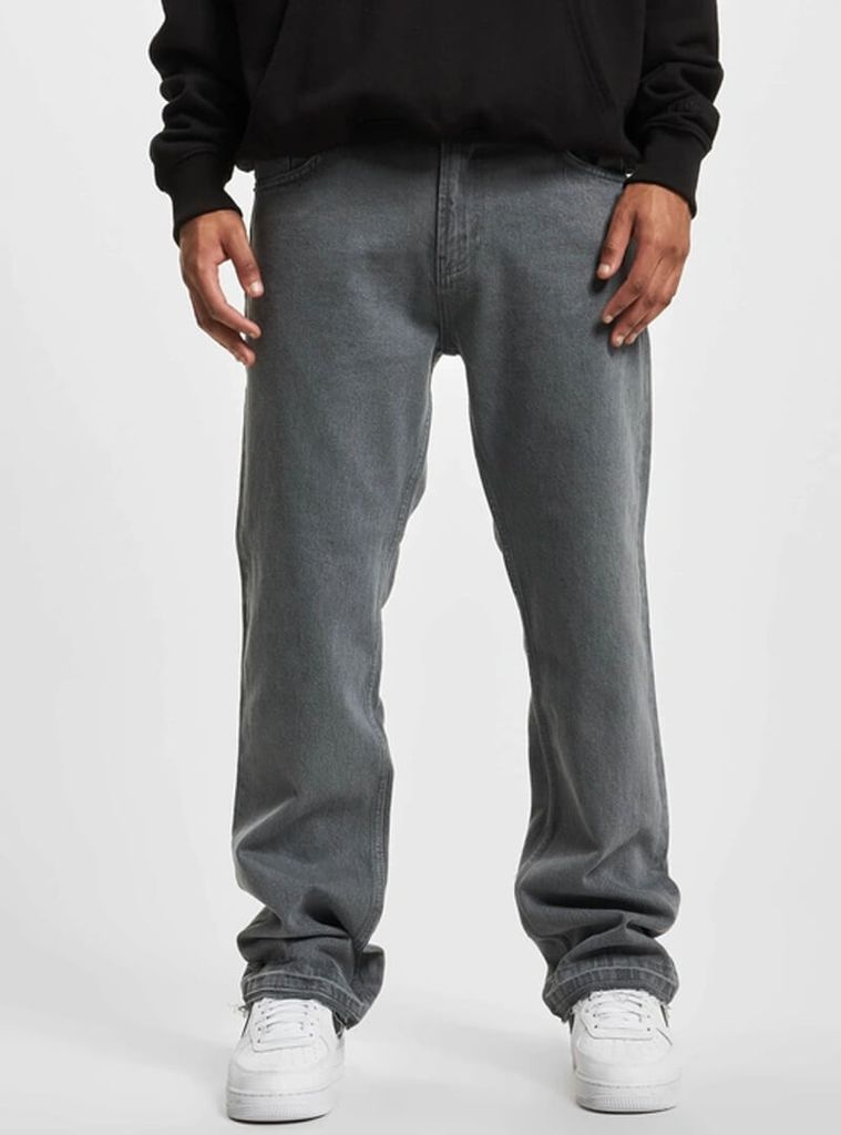 DEF - Herren Matteo Straight Loose Fit Jeans GREY WASHED W30