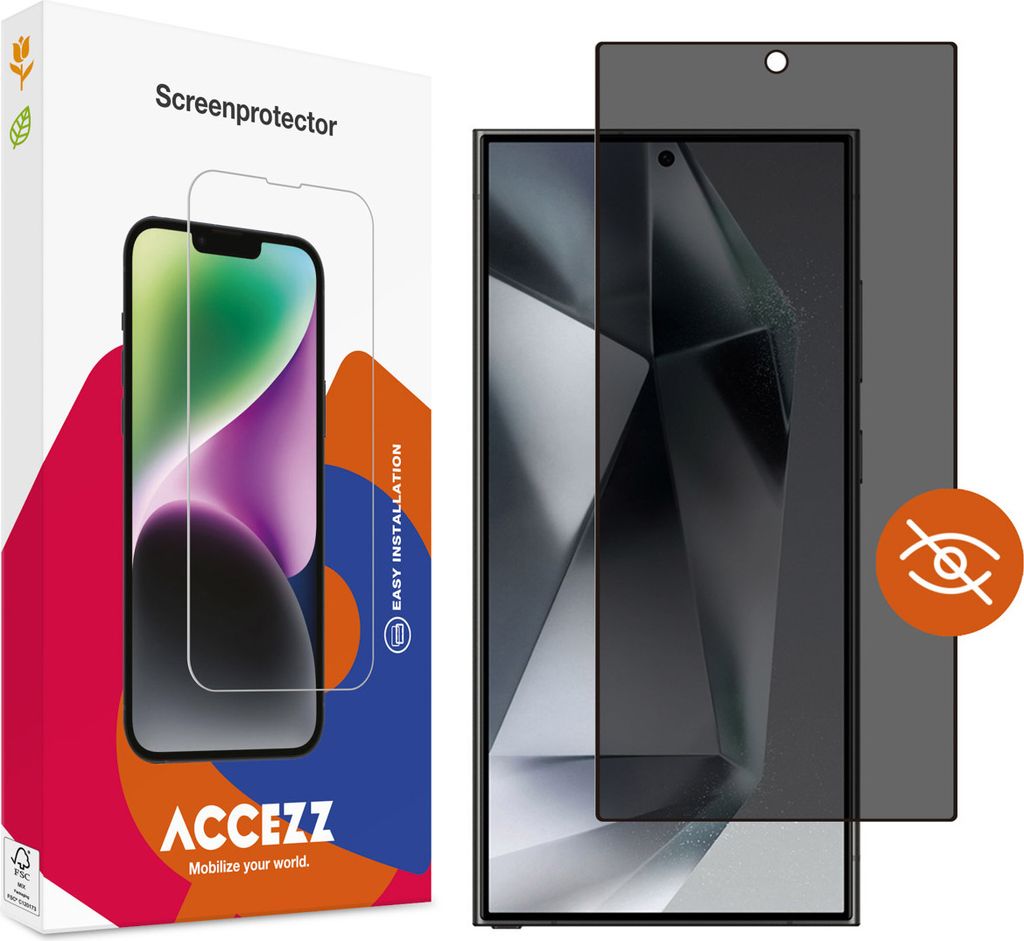 Accezz Privacy Protezione per lo schermo in vetro temperato Immagine del prodotto 
