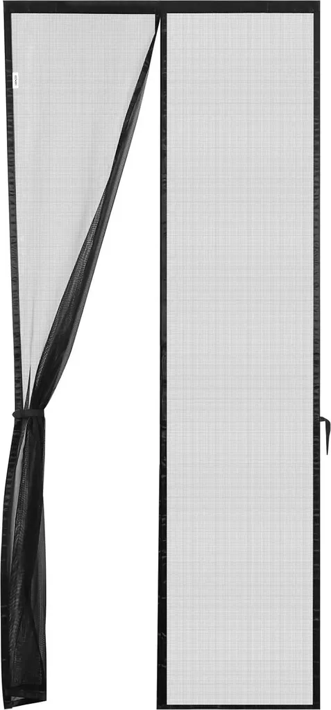 Grille respirante en maille non-tissée noire 100 x 220 cm anti-insecte