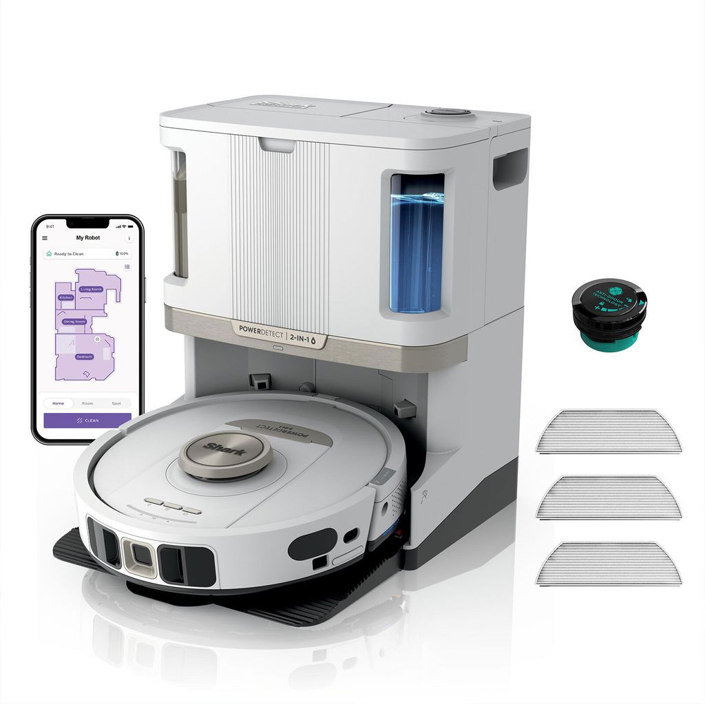 Shark PowerDetect 2-in-1 Saugroboter & Wischroboter Weiß Produktbild 
