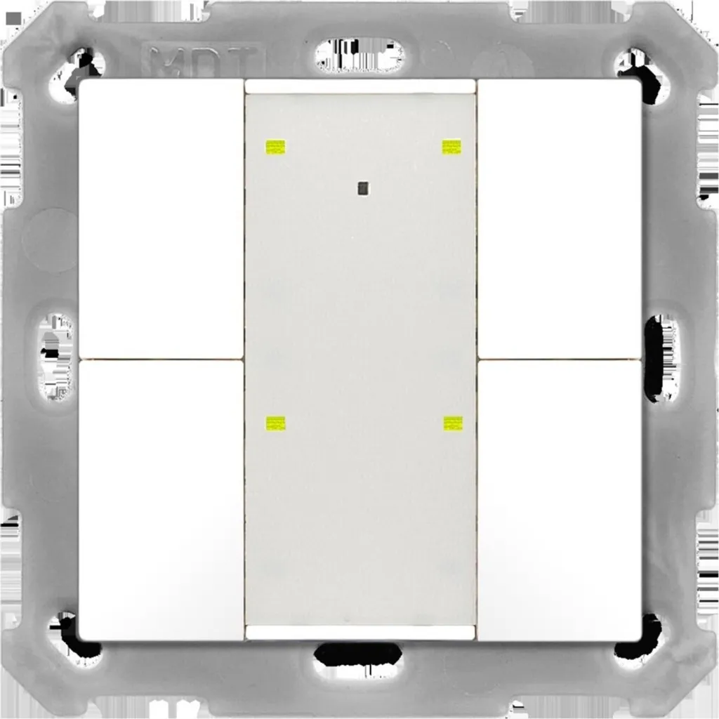 Contrôle d'éclairage KNX MDT Plus 55 quadruple blanc brillant 55mm - 2