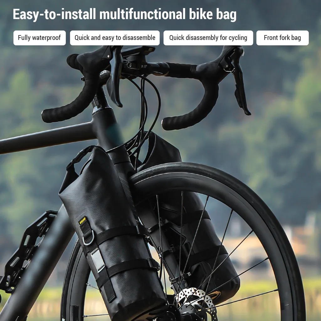 Borsa Telaio Bici Impermeabile Grande Capacità MTB e Bici da Strada