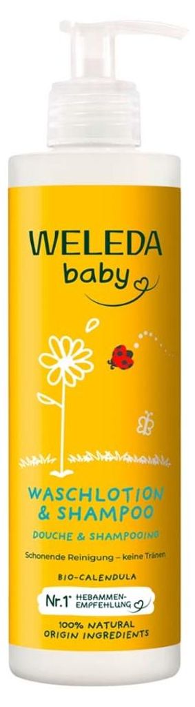 Weleda Calendula Waschlotion & Shampoo, Frauen, normale Produktbild 