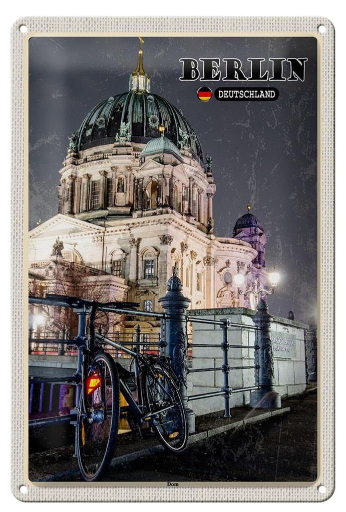 Blechschild Städte Berlin Deutschland Dom Architektur 20x30cm
