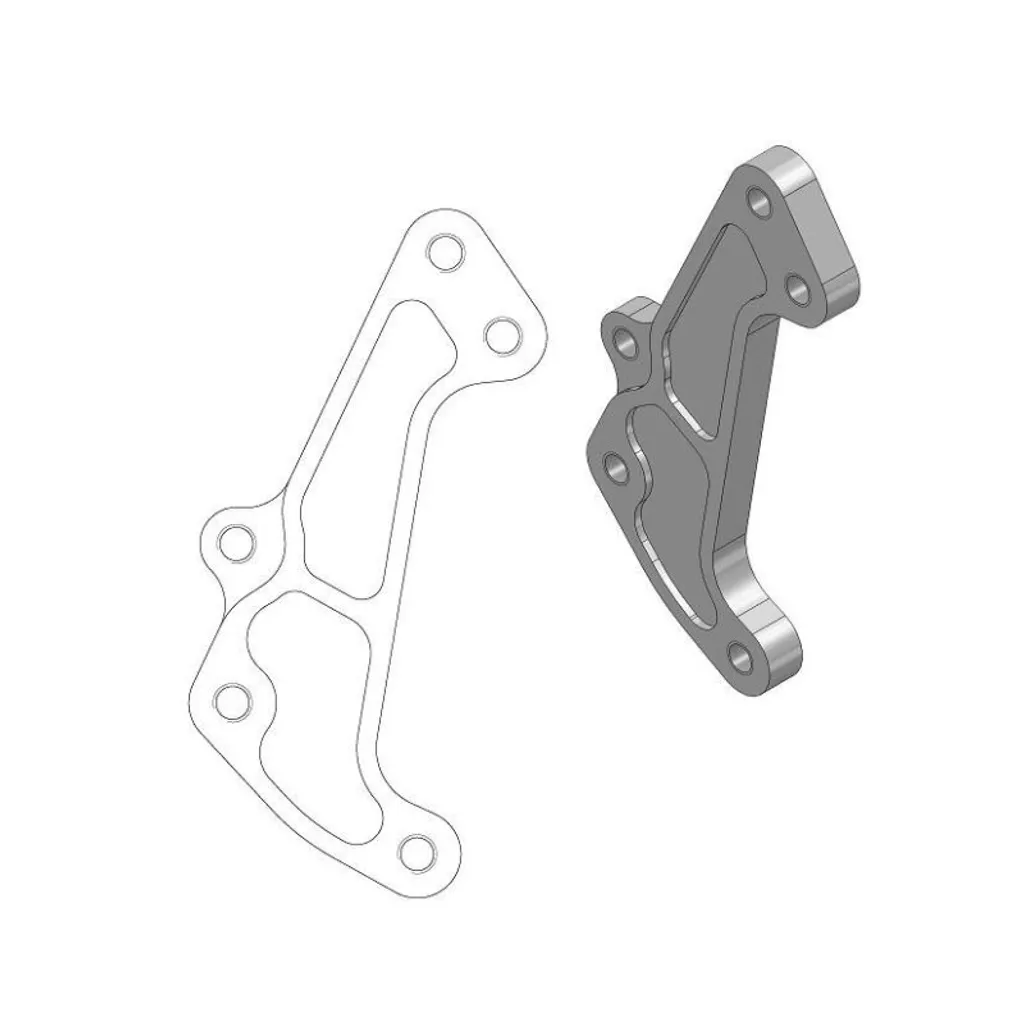 Adaptateur pour disque 320mm Moto-Master 211065 - Transformation Moto