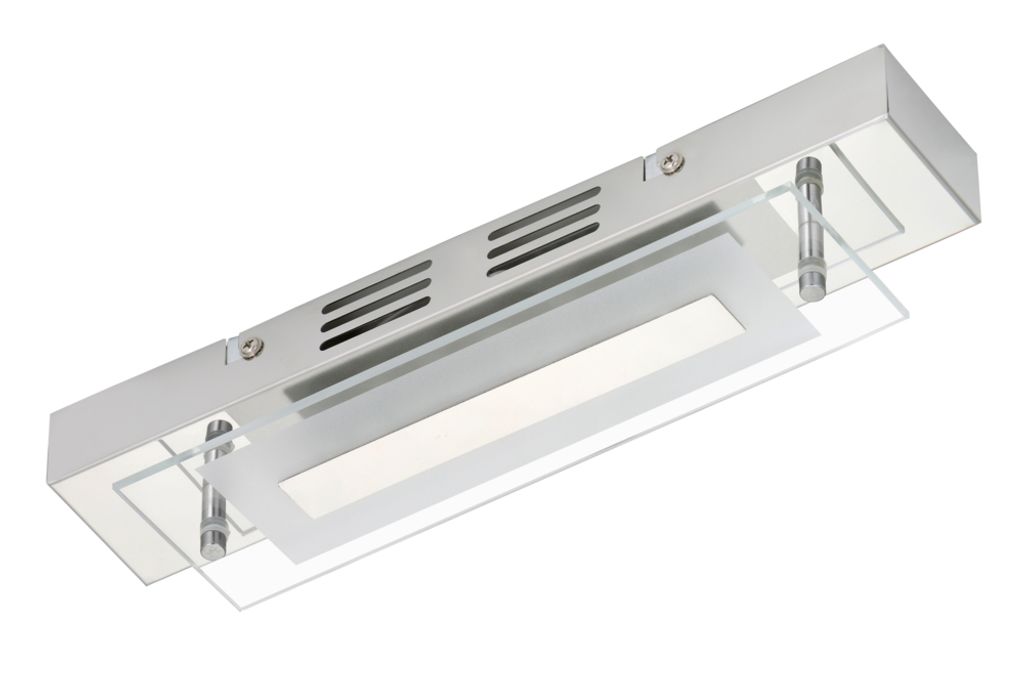 Briloner LED Wandlampe Chrom 30 cm mit Glas – moderne Produktbild 