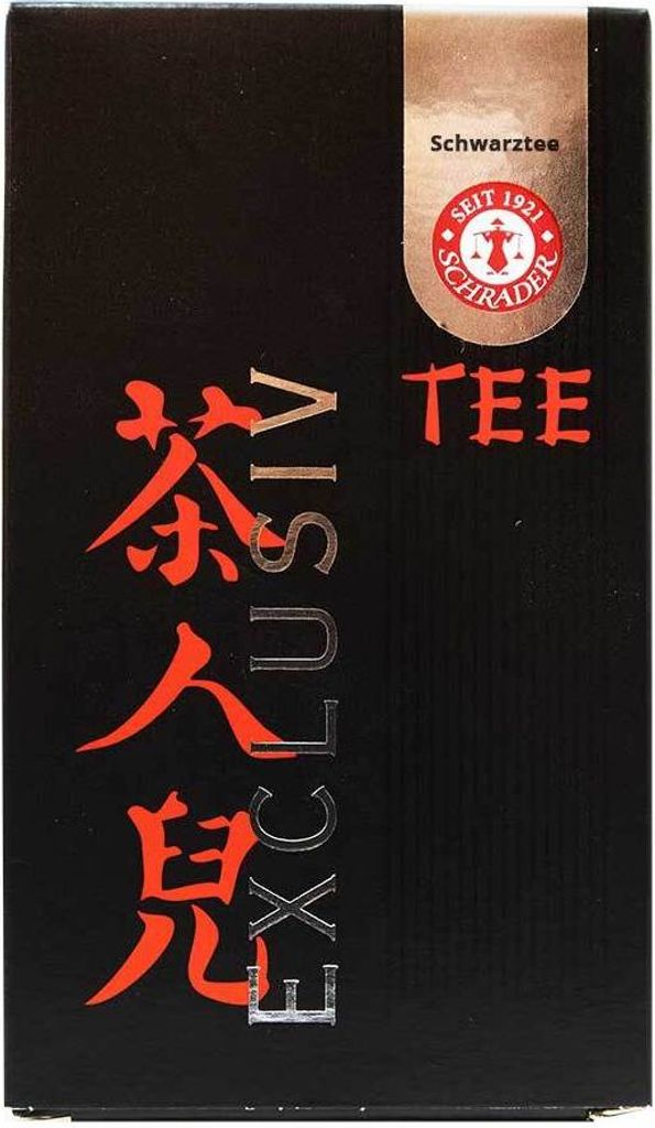 Schrader Schwarzer Tee Darjeeling Blend Second Flush Bio Variante: 125g (Karton)