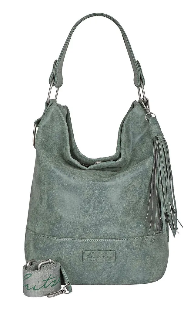 Borsa a Tracolla Vintage Fritzi51 Hobo Bag Soda Verde - Shop Online