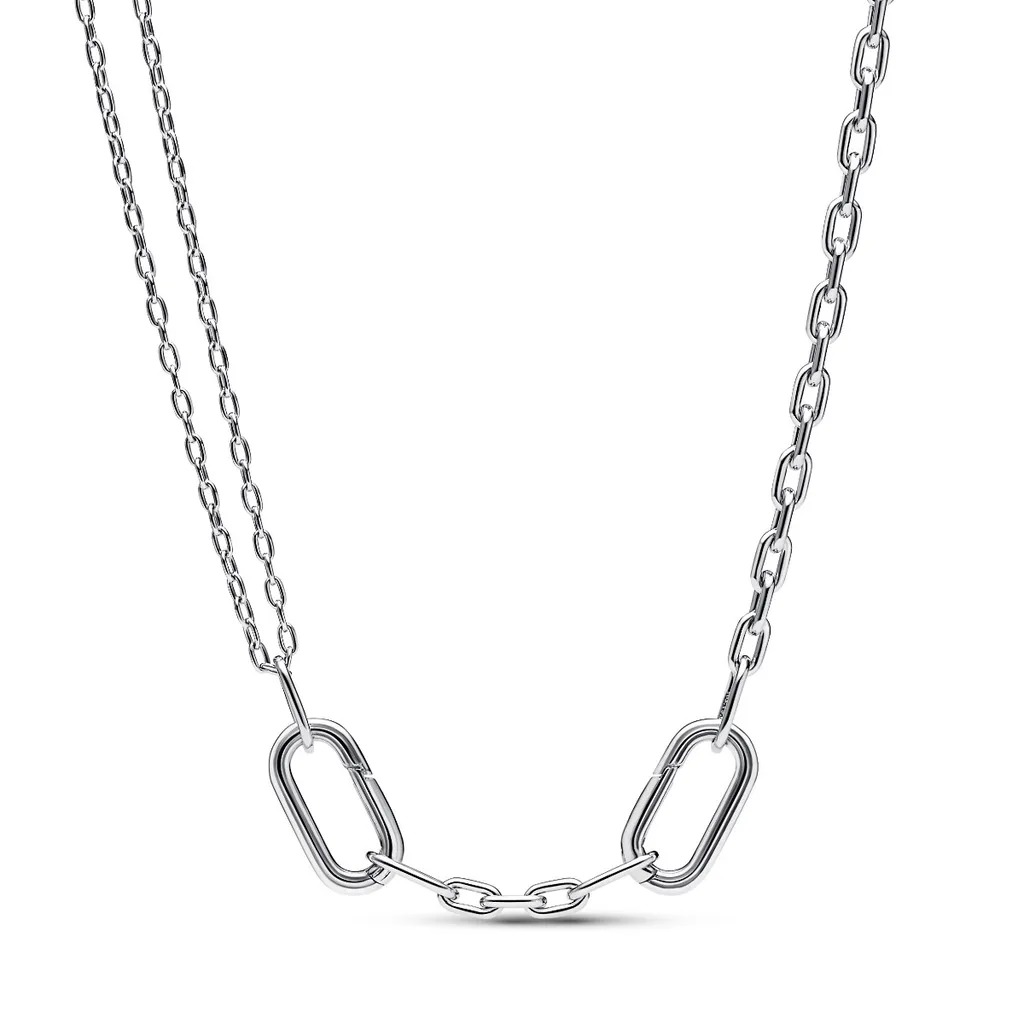 Collier chaîne femme Pandora ME à gros maillons en argent massif 45cm