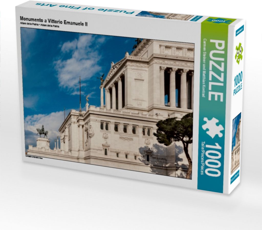 Calvendo Monumento a Vittorio Emanuele II 1000 Teile Puzzle quer 640x480mm, Steiner und Matthias Kontrad C; 7337876