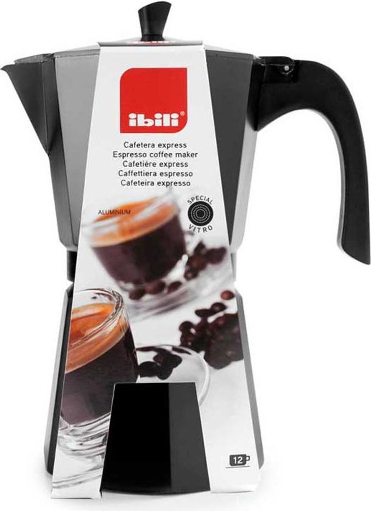 Ibili Express Kaffeemaschine Italienisch 3 Tassen Silber Silber One Size