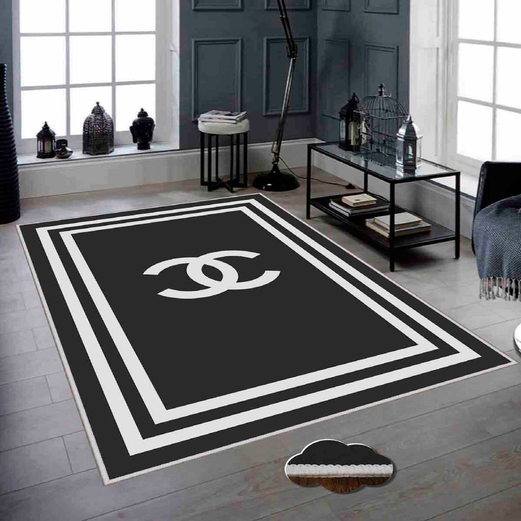 Conceptum Hypnose, Hmnt755, Teppichböden, Schwarz, Polyester, 80 x 300 cm