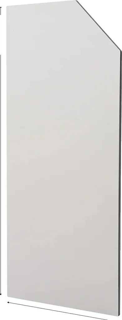 Paroi de séparation pour urinoir suspendue - Panneau de pudeur gris mat