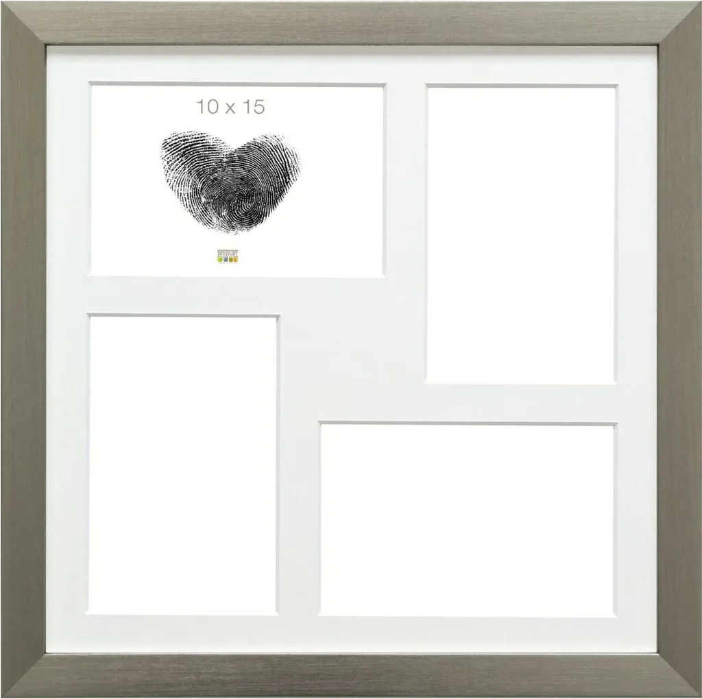Cornice Multipla 4 Foto 10x15 S41VD1P Argento | Miglior Rapporto Qualità/Prezzo - 1