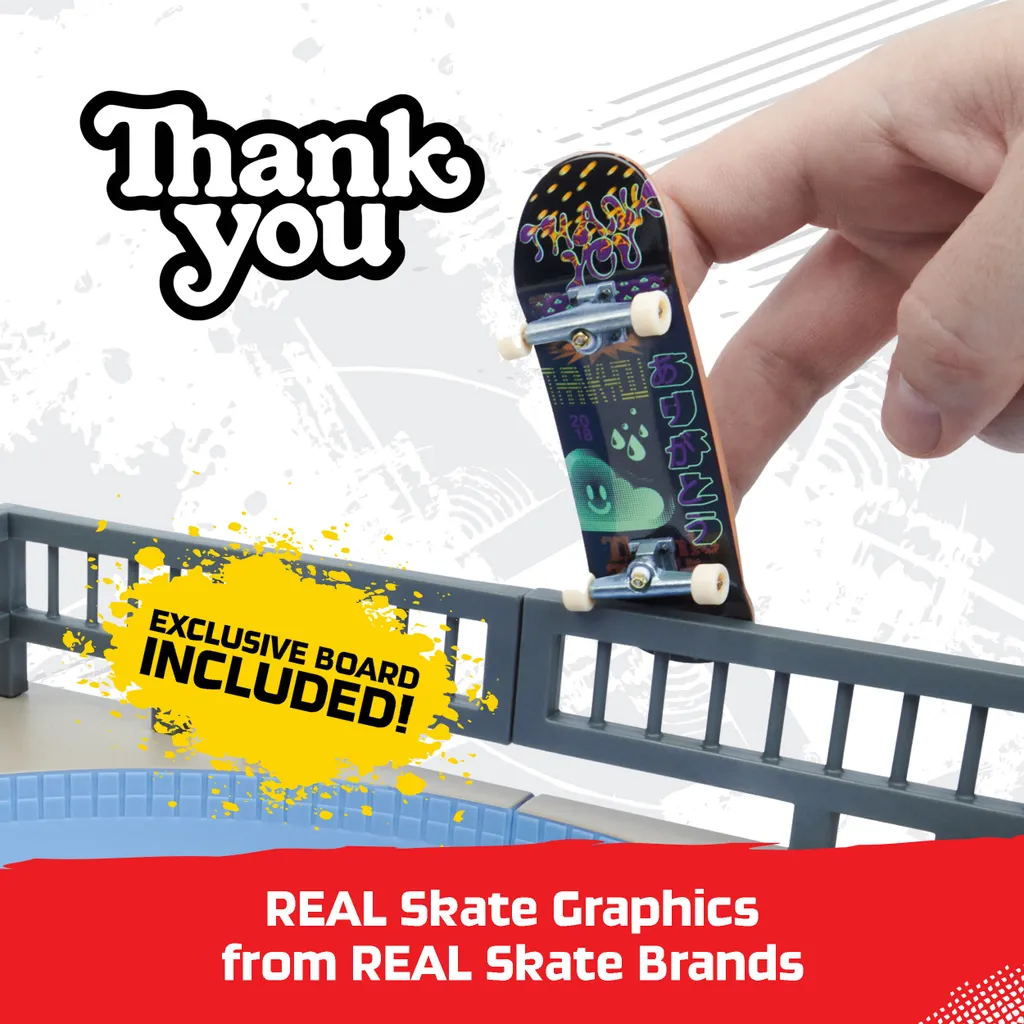 Tech Deck Mega Bowl X-Connect Rampe de Skate Park modulable pour Fingerboard - 7