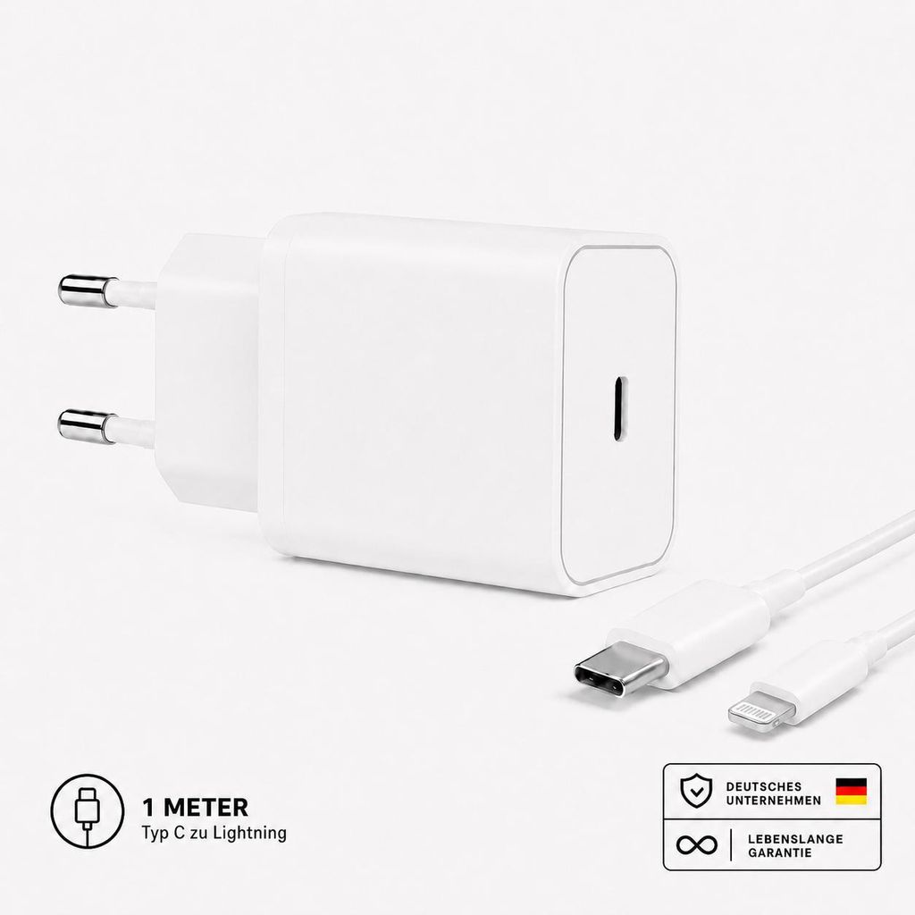 45W USB-C Schnellladegerät mit Kabel – Netzteil, Ladegerät Produktbild 