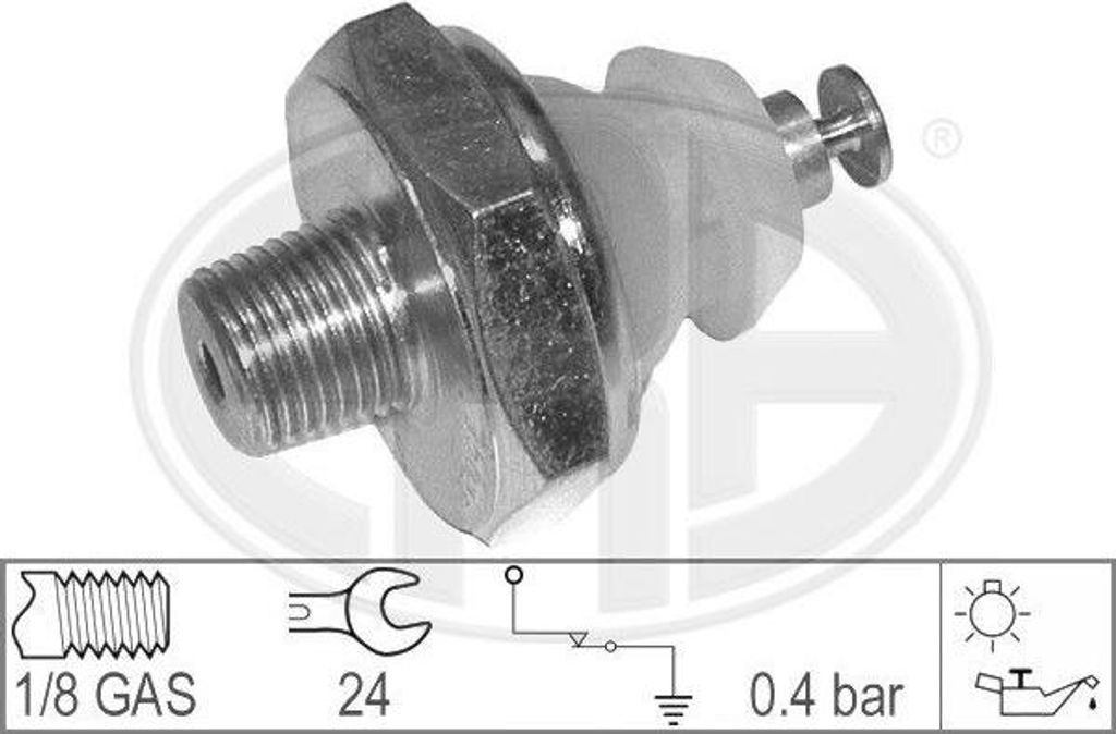 ERA 330008 Öldruckschalter OE 8353030060 kompatibel mit Besta, Pride, Retona, Campo, Monterey, Corolla, Hiace, Hilux, Land Cruiser, Liteace
