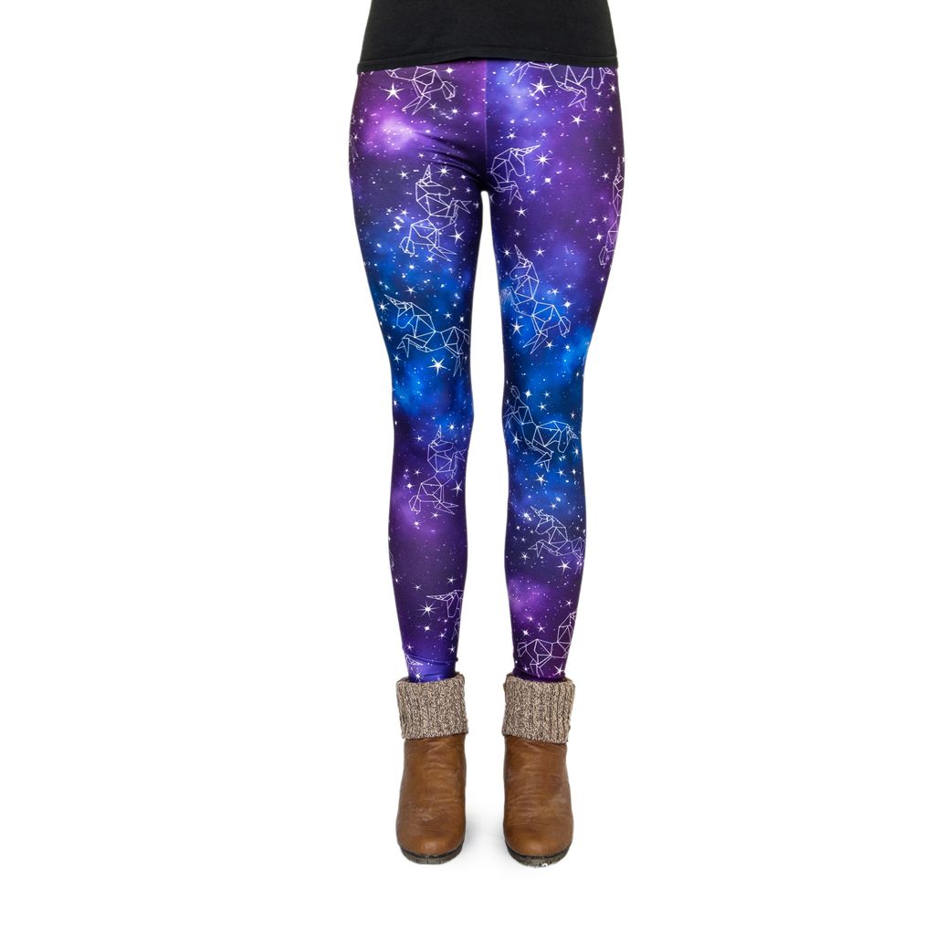 cosey - Unicorn Line Leggings (Einheitsgröße) - Design Galaxy Unicorns