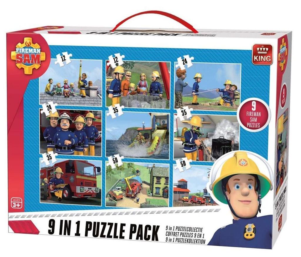 King Fireman Sam 9in1 Puzzle Pack, 12 Stück(e), Cartoons, 3 Produktbild 
