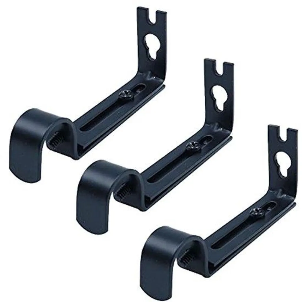 Fixez vos rideaux sans glisser : 3 cordons nickel satiné noir 19mm