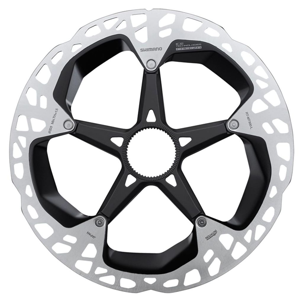 disco freno Shimano RT-MT900 203mm con magnete confezione Immagine del prodotto 