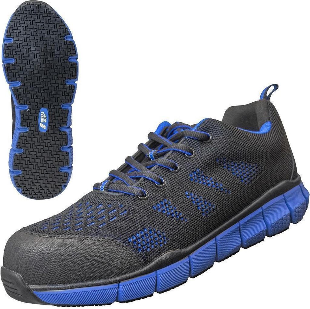 NITRAS Sicherheitsschuhe 7440 SONIC STEP blau S1P Gr. 47